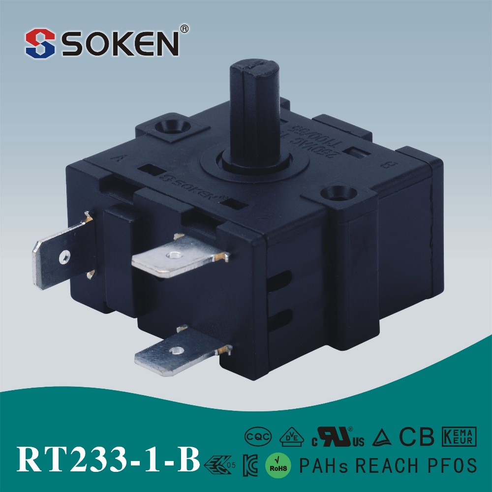 Переключатель режимов Обогревателя RT233-1-B ( 4 режима)